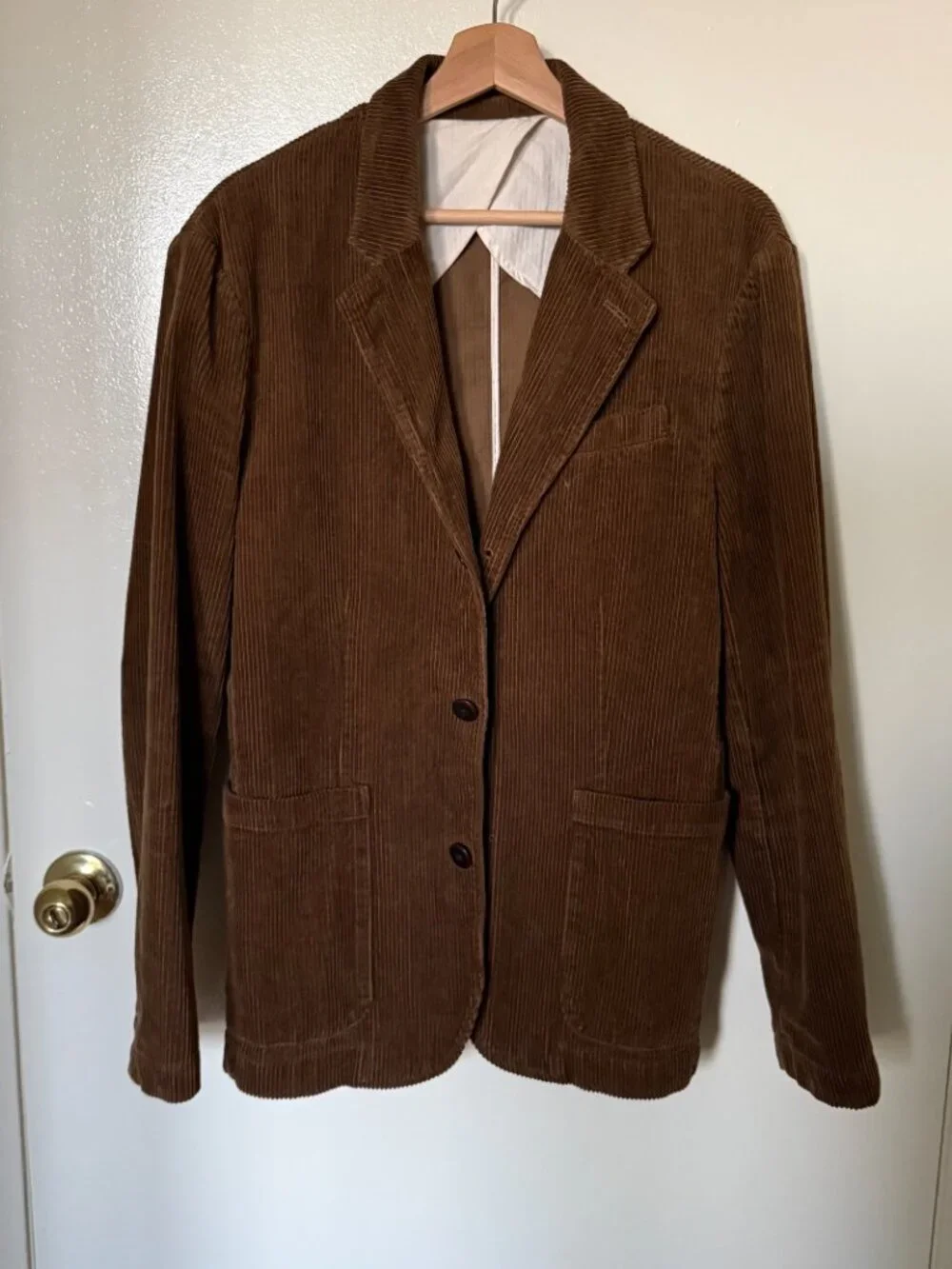 Alex Mill The Cord Brown Corduroy Suit Set M
